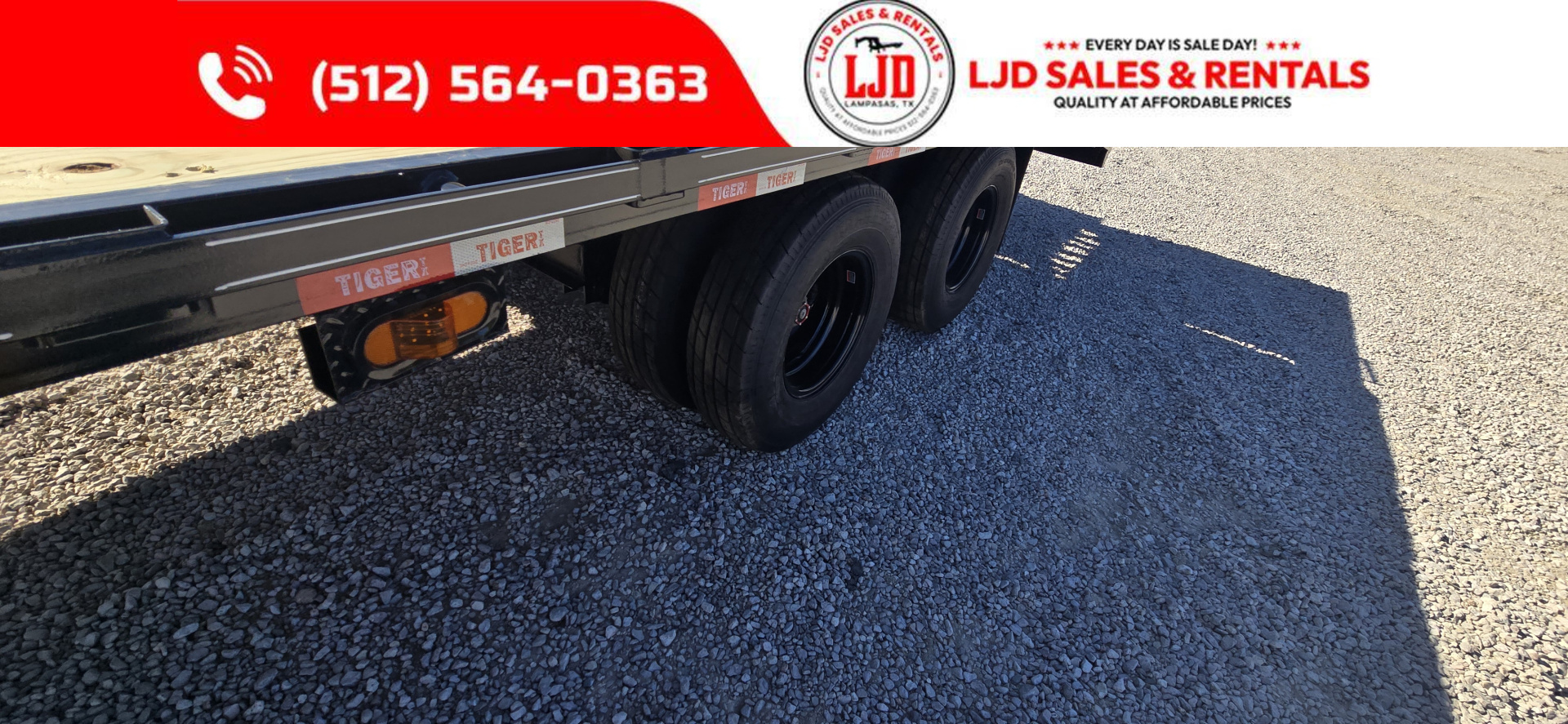 New 2026 Tiger - Gooseneck Flatbed - 102" X 25' - Equipment Trailer