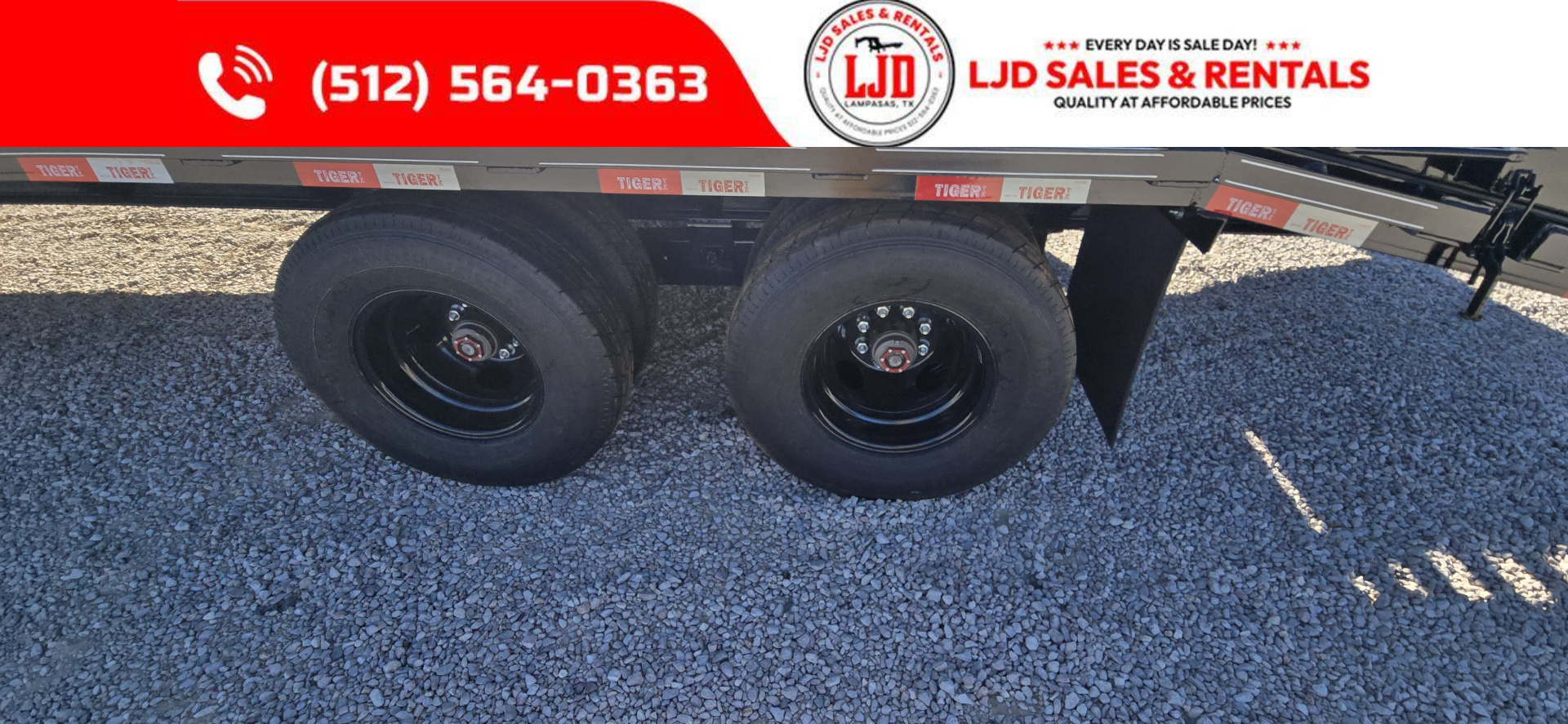 New 2026 Tiger - Gooseneck Flatbed - 102" X 25' - Equipment Trailer