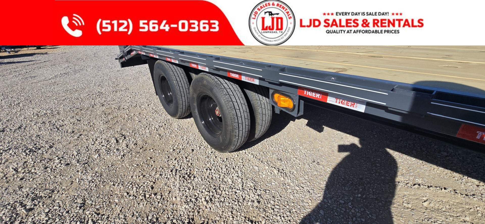 New 2026 Tiger - Gooseneck Flatbed - 102" X 27' - Equipment Trailer