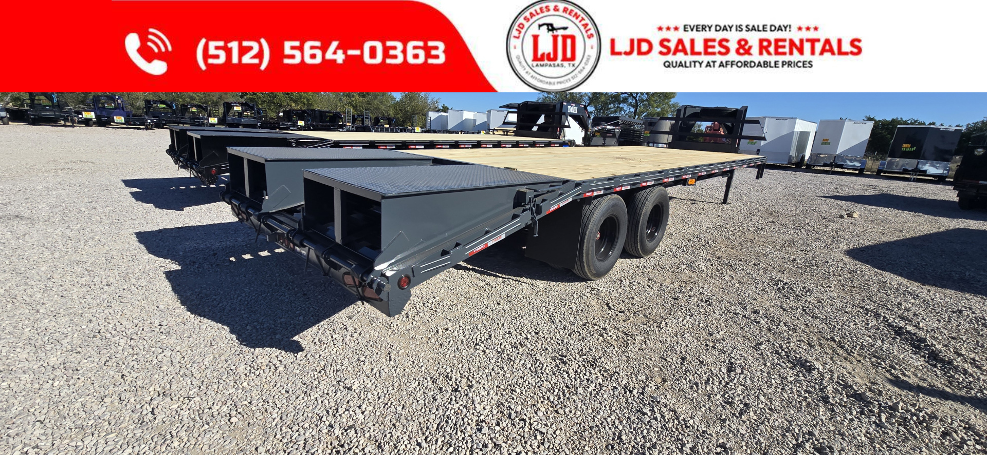 New 2026 Tiger - Gooseneck Flatbed - 102" X 27' - Equipment Trailer