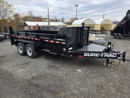 New 2026 Sure-Trac 7X14 17.6 PRO SERIES Dump Trailer