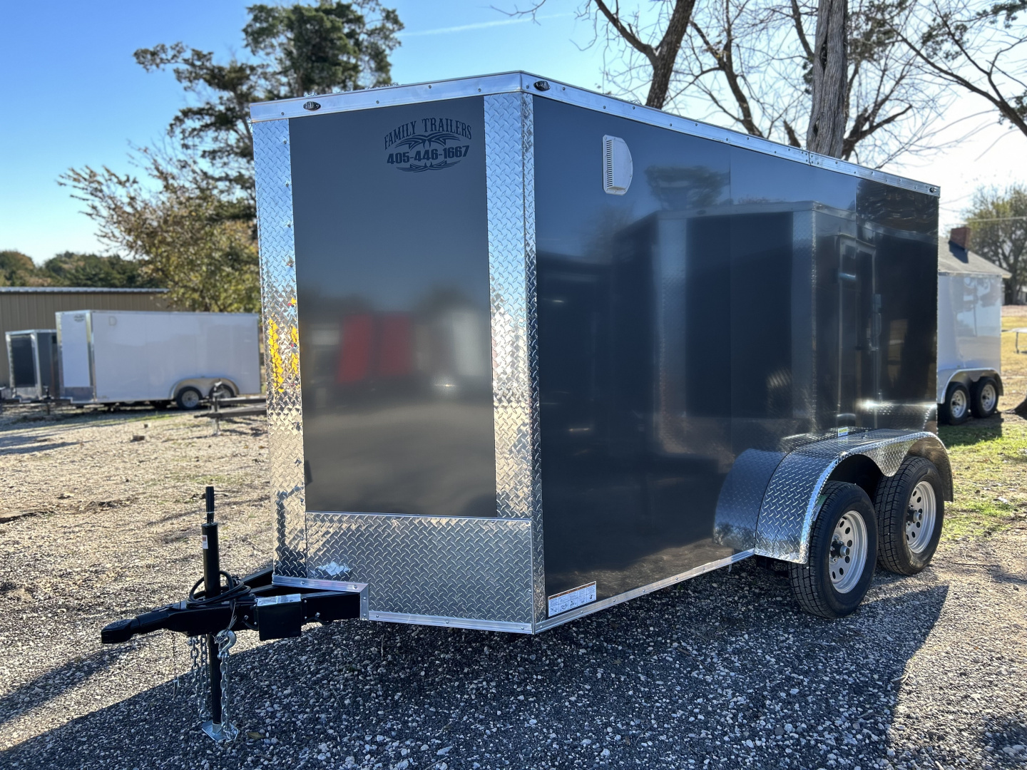 New 2026 Family Trailer 6x12 Tandem Axles Cargo / Enclosed Trailer-Basic Pkg