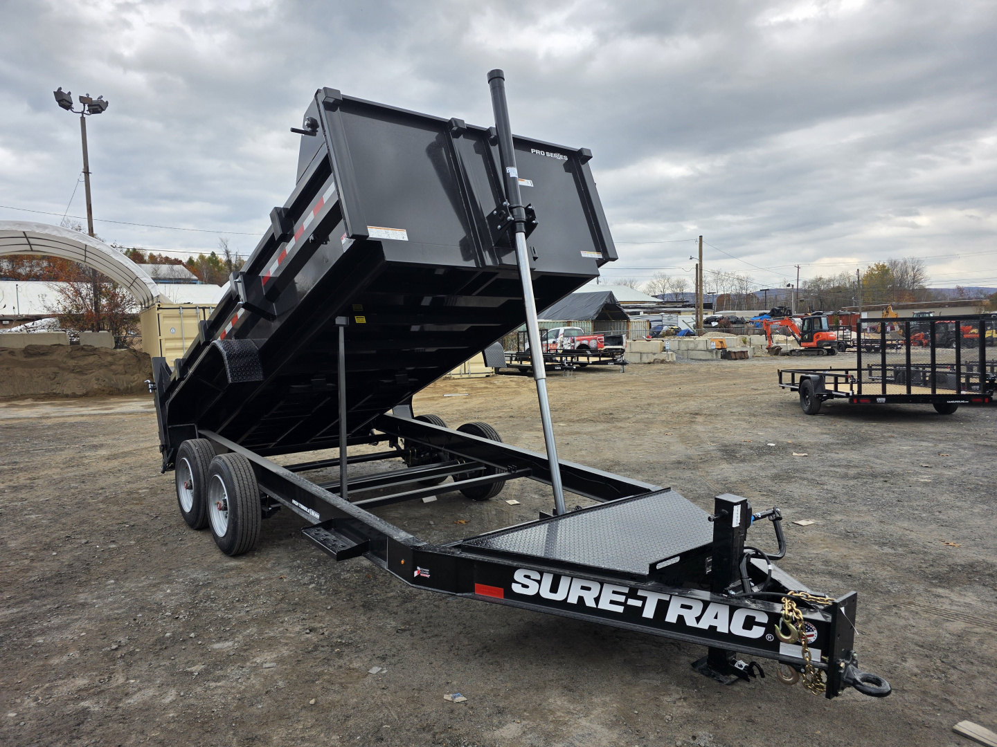 New 2026 Sure-Trac 7X14 17.6 PRO SERIES Dump Trailer