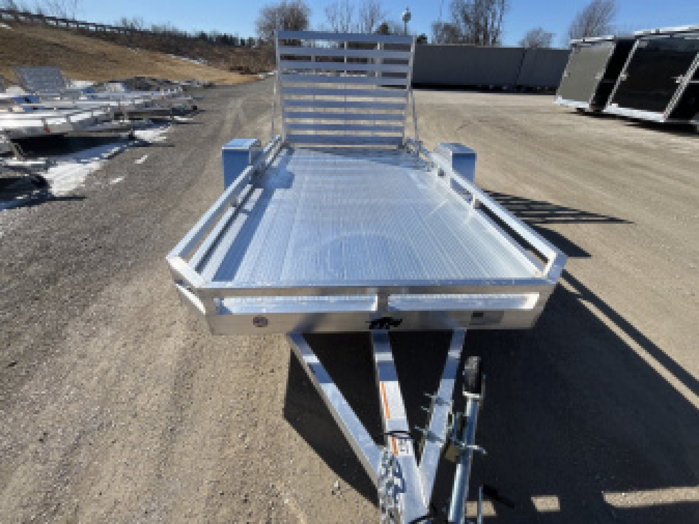 New 2026 Black Rhino *INCOMING* Aluminum 74"x12' Low Profile LPS7812A (ATV / UTV / Side by Side) Utility Trailer