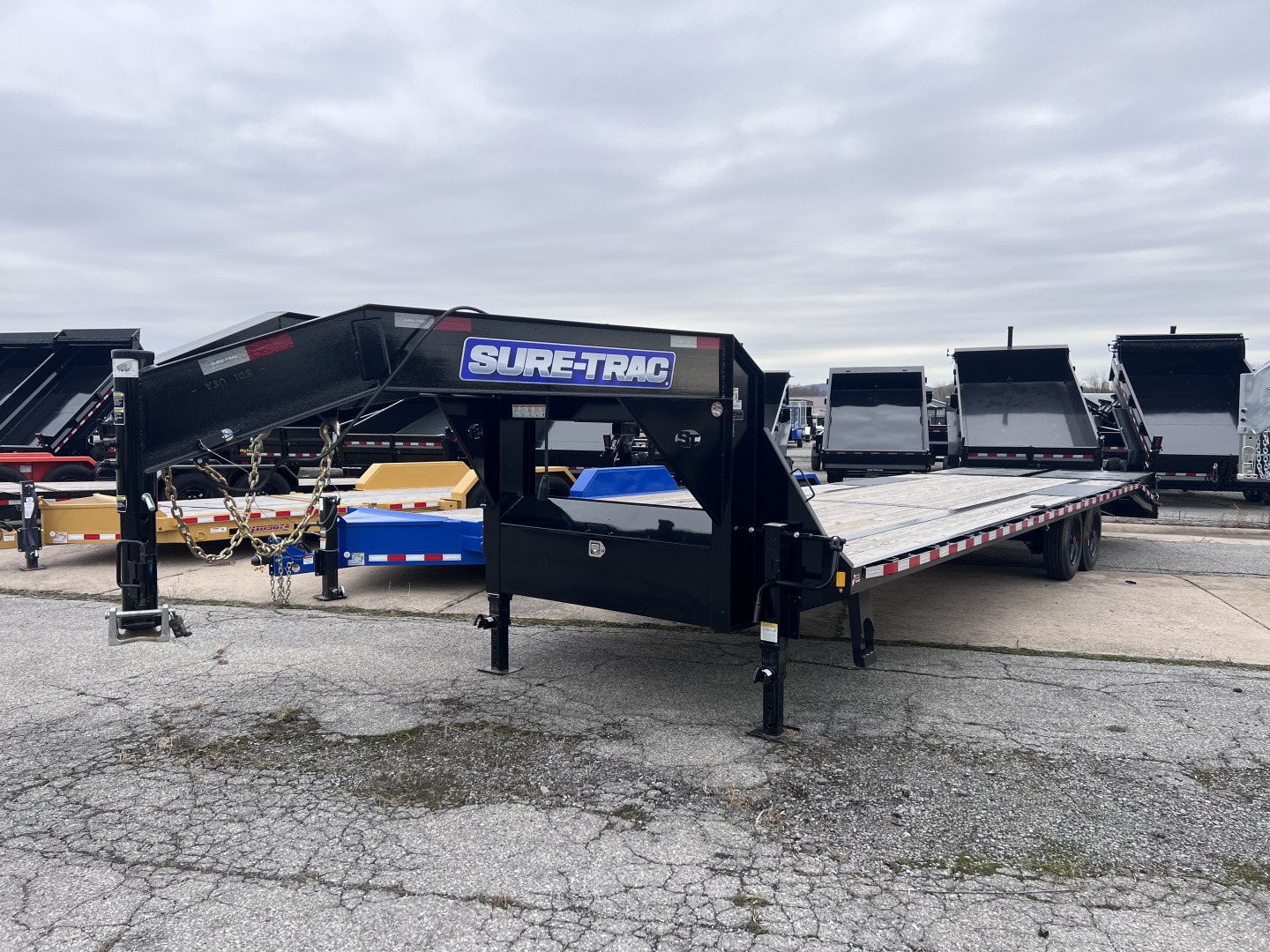 Used 2026 Sure-Trac 8.5X25+5 17.6 GN Deckover Trailer