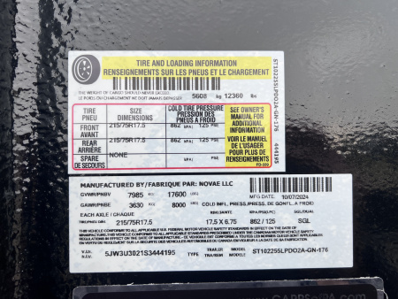 Used 2026 Sure-Trac 8.5X25+5 17.6 GN Deckover Trailer