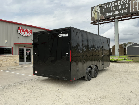 New 2026 Compass 8.5x20' Enclosed Cargo Trailer - Indigo DLX