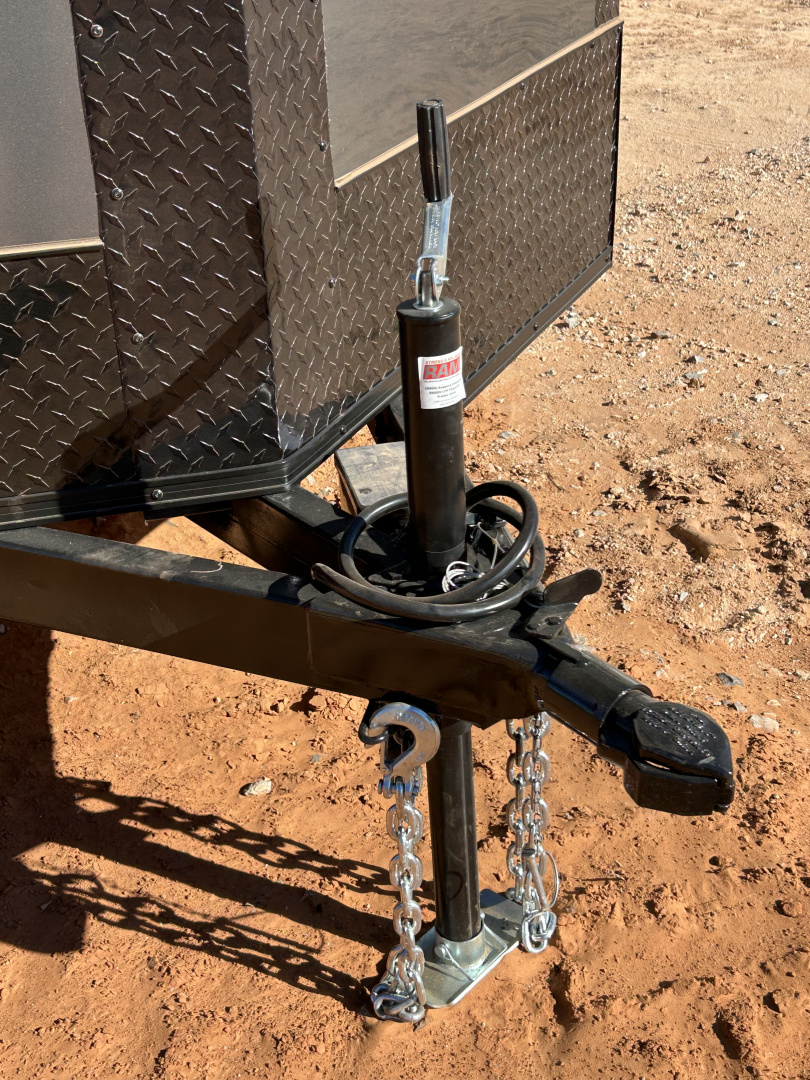 New 2026 Family Trailer 7x16 Tandem Axles Cargo / Enclosed Trailer-Screwless Exterior-Blackout Pkg-Rear Spoiler