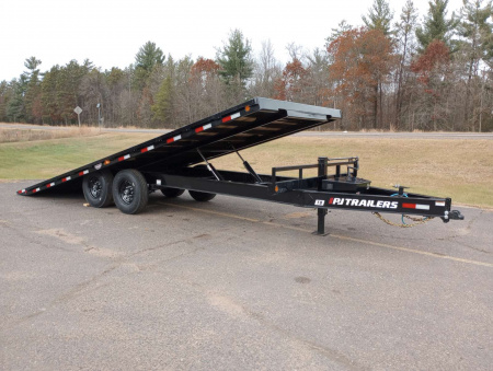 New 2026 PJ Trailers Deckover Tilt (T8) 22' Tilt Trailer