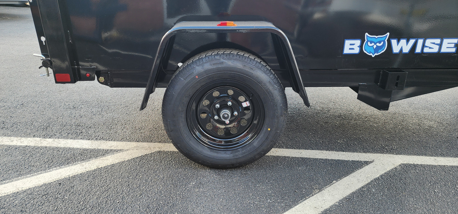 New 5 x 8 BWISE Low Pro Dump Trailer 3k