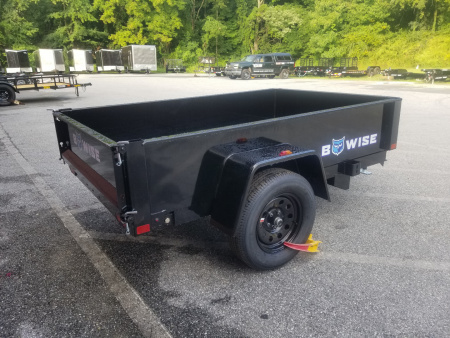 New 5 x 8 BWISE Low Pro Dump Trailer 3k