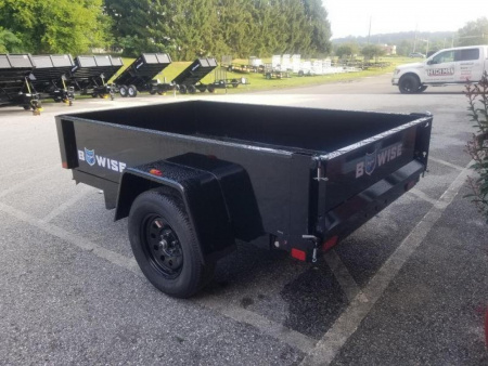 New 5 x 8 BWISE Low Pro Dump Trailer 3k
