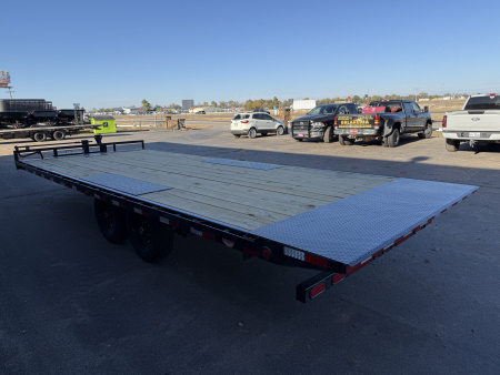 New 2025 PJ 102"x22' Deckover Hydraulic Tilt Trailer – T8