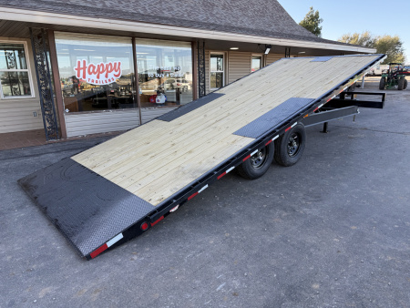 2025 PJ 102"x22' Deckover Hydraulic Tilt Trailer – T8