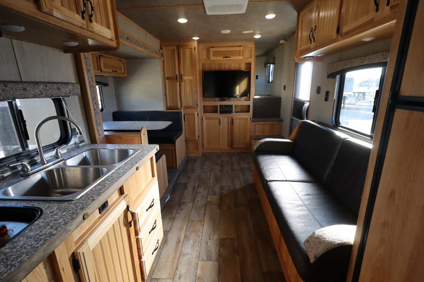 Used 2020 Bison Trailers Trail Boss 3 Horse LQ Slide Horse Trailer