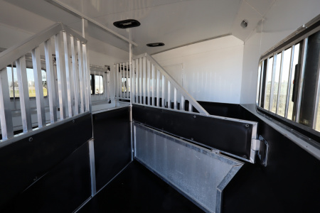 Used 2020 Bison Trailers Trail Boss 3 Horse LQ Slide Horse Trailer