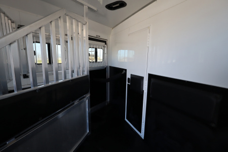 Used 2020 Bison Trailers Trail Boss 3 Horse LQ Slide Horse Trailer