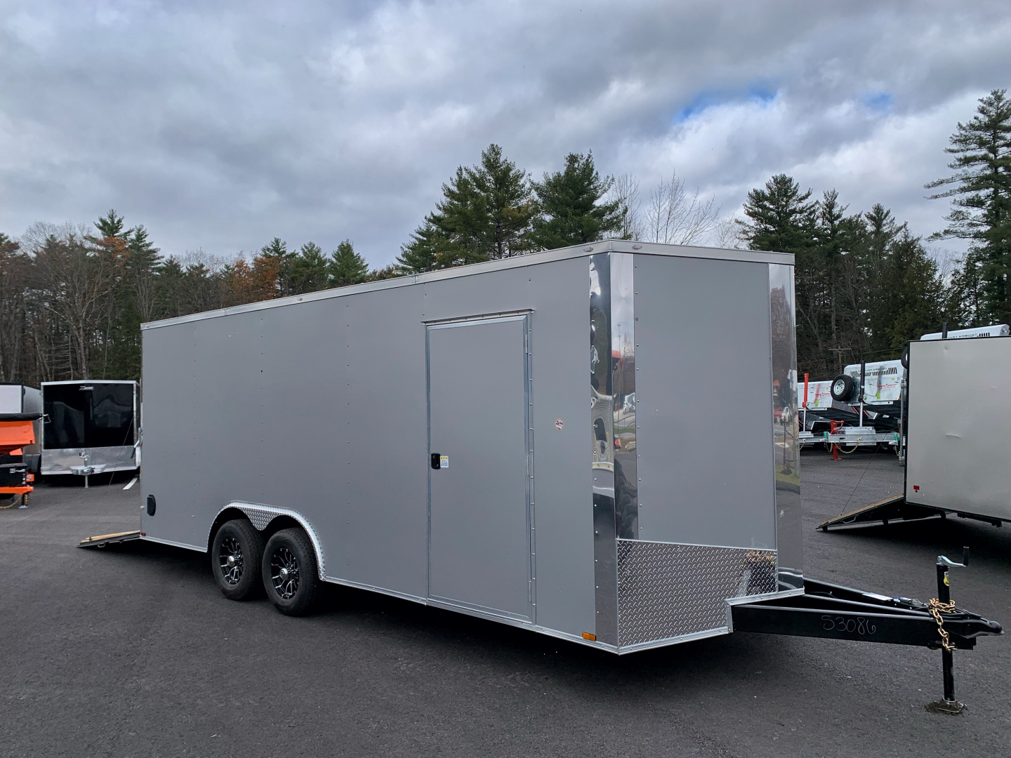 New 2026 SPARTAN 8.5X20+ 2ft V nose/ 7' Int Height/ Ext. Tongue / Polycore- 9990GVW