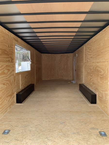 New 2026 SPARTAN 8.5X24 + 2ft V nose/ 7' Int Height /Polycore Exterior/ Concession Window/ Ext. tongue / - 9990gvw