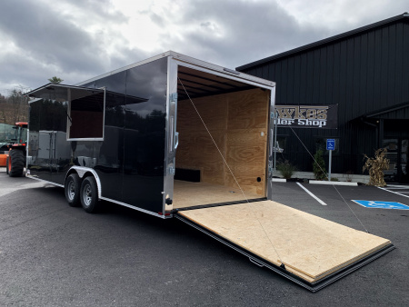 New 2026 SPARTAN 8.5X24 + 2ft V nose/ 7' Int Height /Polycore Exterior/ Concession Window/ Ext. tongue / - 9990gvw