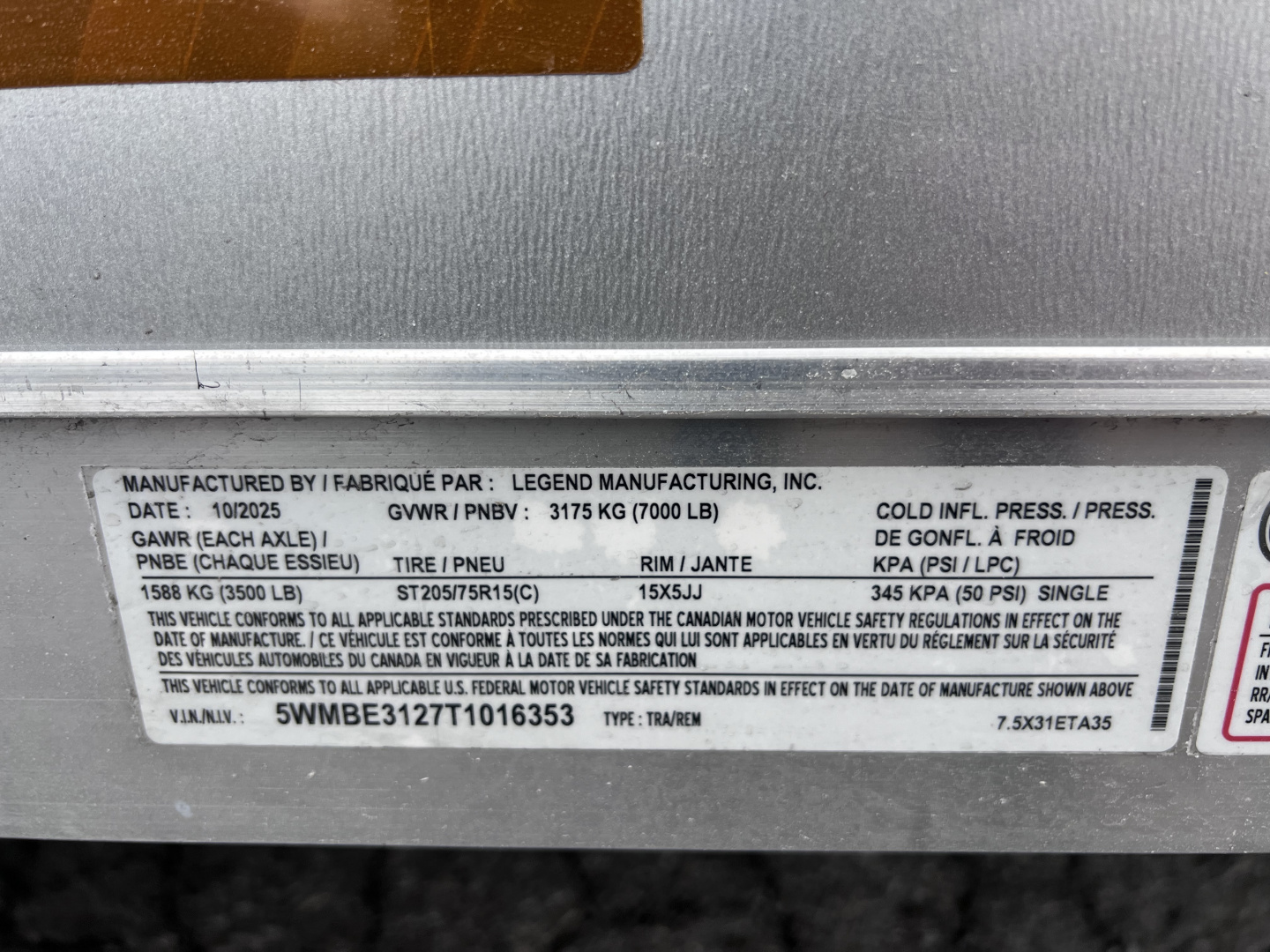 New 2026 Legend Trailers 7.5x 31 7K Explorer Series Snowmobile Trailer