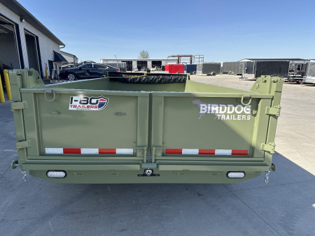 New 2026 Watchdog Green 7'x14' 14k Bird Dog Dump Trailer