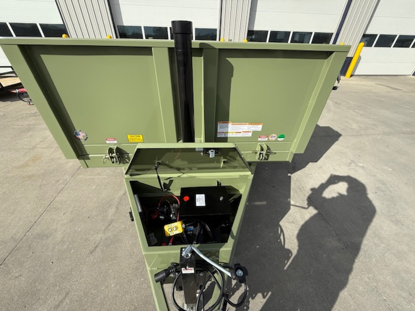 New 2026 Watchdog Green 7'x14' 14k Bird Dog Dump Trailer