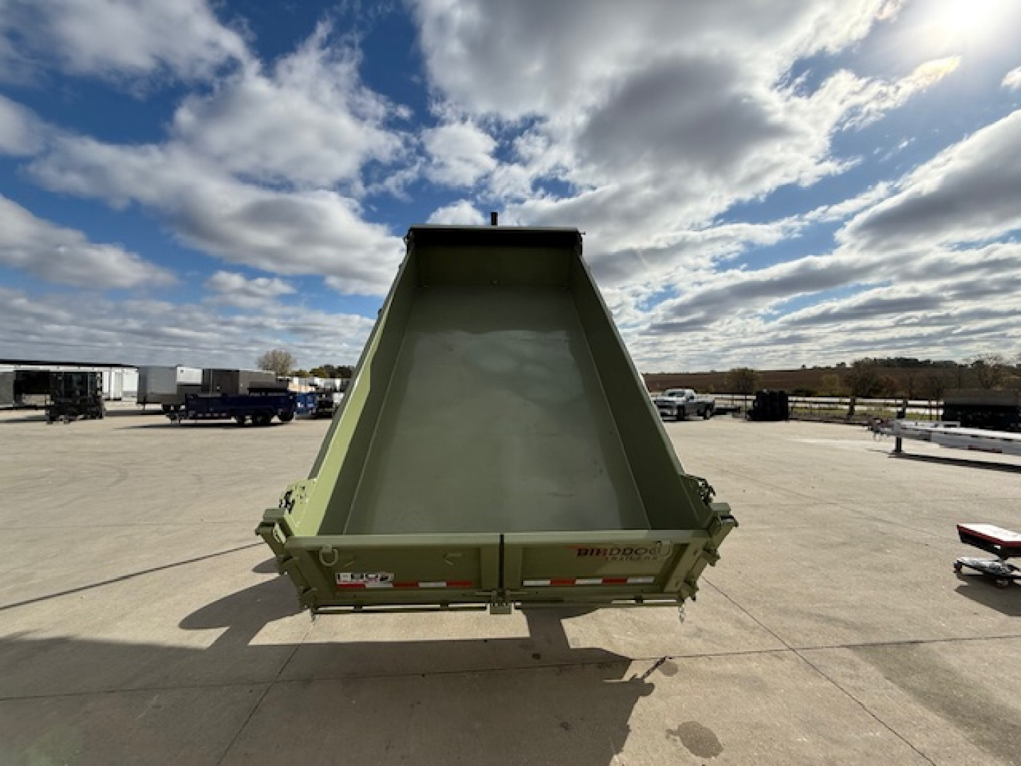 New 2026 Watchdog Green 7'x14' 14k Bird Dog Dump Trailer