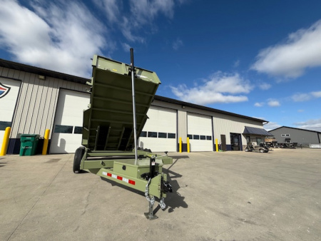 New 2026 Watchdog Green 7'x14' 14k Bird Dog Dump Trailer