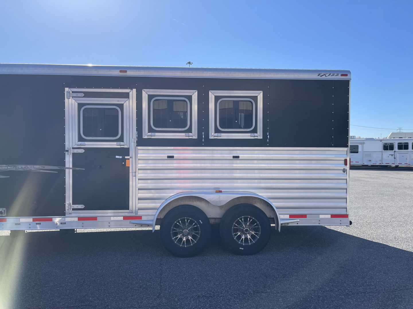 Used 2016 Exiss Trailers 7308 Horse Trailer