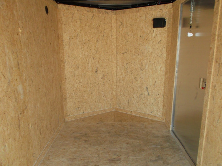 New 2026 Covered Wagon Trailers 6x10 Cargo / Enclosed Trailer / 6'6" Interior Height / Extra Wide Ramp Gate / RV Side Door /.030 Black Semi-Screwless Exterior