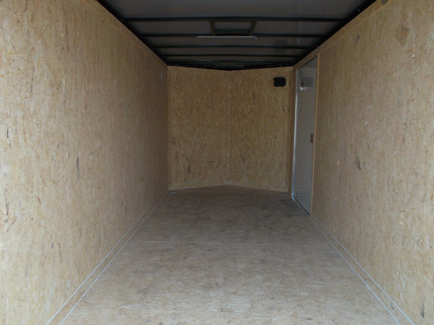 New 2026 Covered Wagon Trailers 7x14 Cargo Trailer / Enclosed Trailer / 7ft Interior / Extra Wide Ramp / 48" RV Door / .030 White Semi-Screwless Exterior