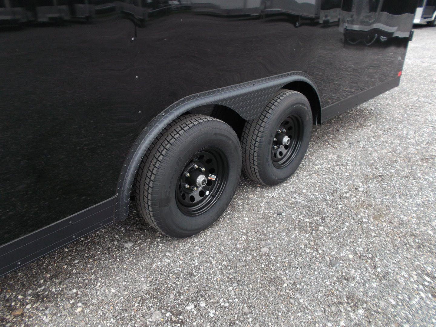 New 2026 Covered Wagon Trailers 8.5x24 Cargo Trailer / Enclosed Cargo Trailer / Enclosed Car Hauler / 7ft Interior / 5200# Axles / Extra Wide Ramp Door / 48" RV Side Door / Bed Lined RV Step / .030 Black Semi-Screwless Exterior / Black Out Package