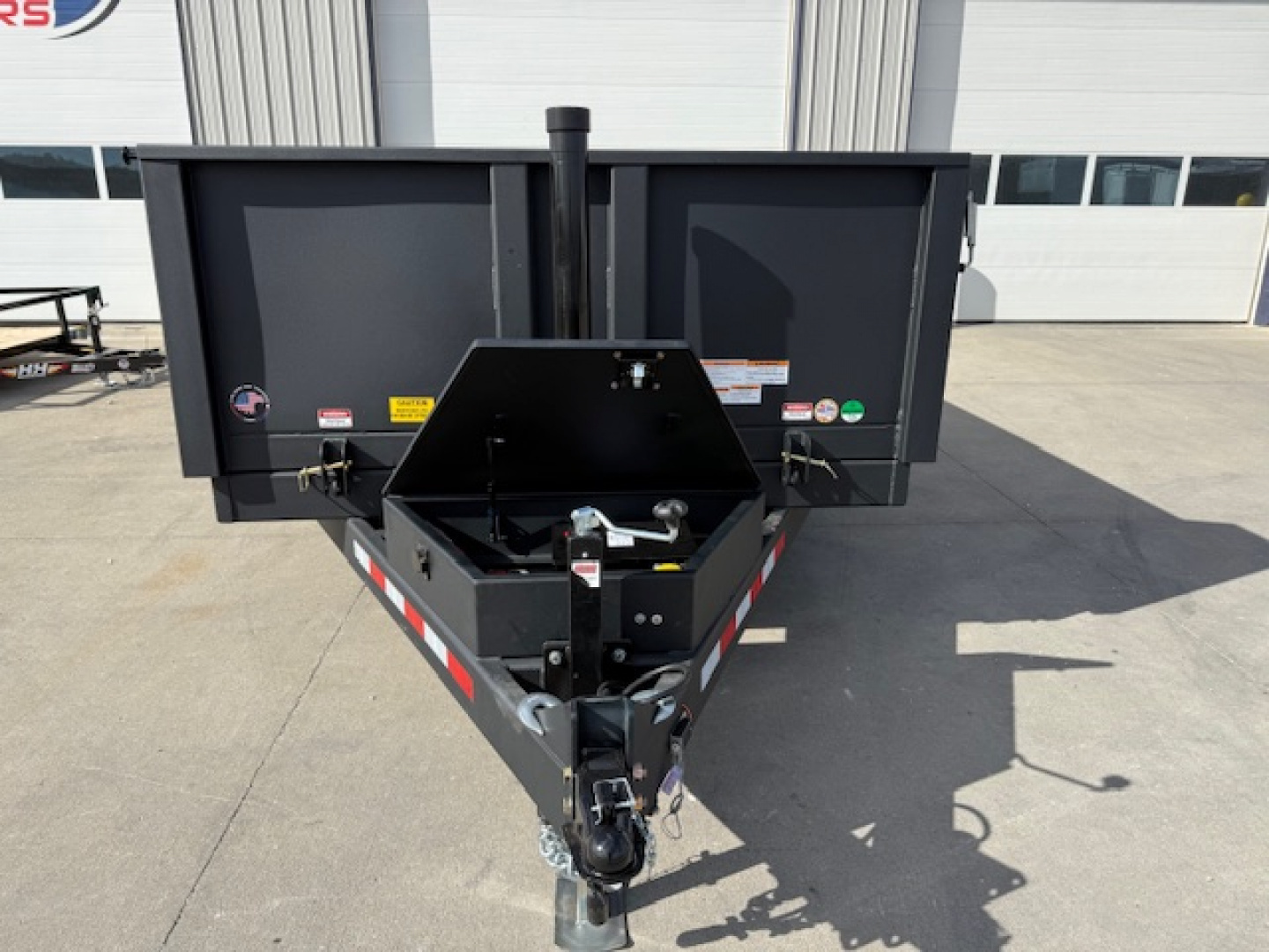 New 2026 Watchdog Matte Black 7'x14' 14k Bird Dog Dump Trailer