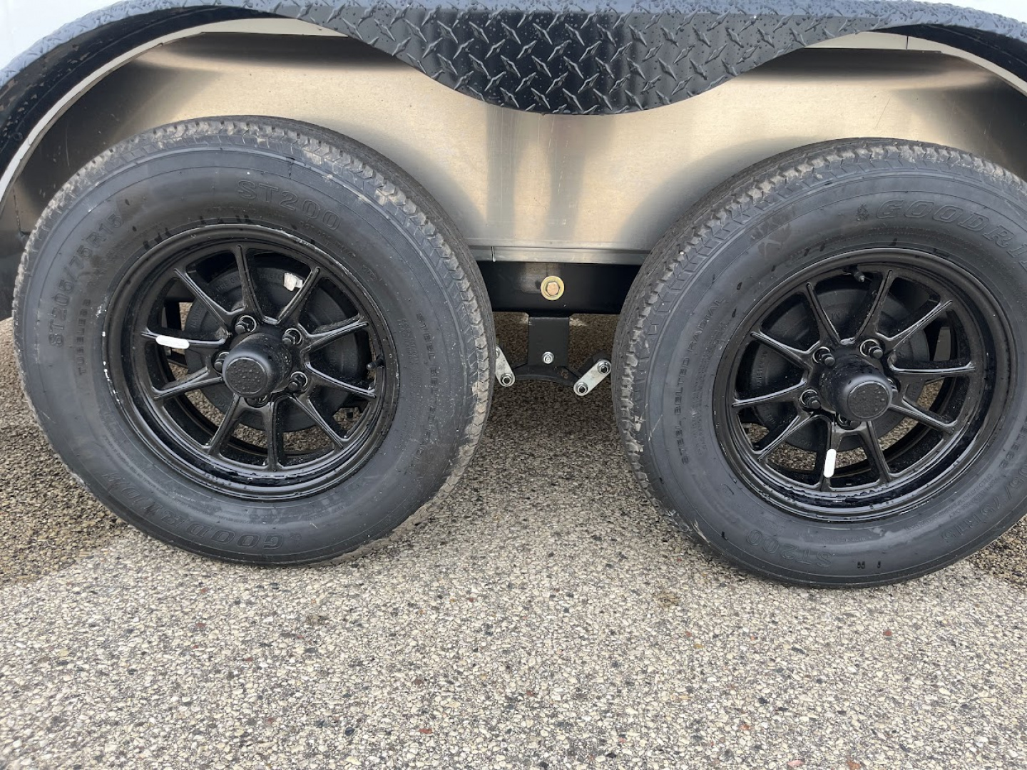 New 2025 Qualitec Aluminum 7.5' x 16'+30" Aerostar w/ UTV Package, Escape Door, Spare Tire & Mount Cargo / Enclosed Trailer