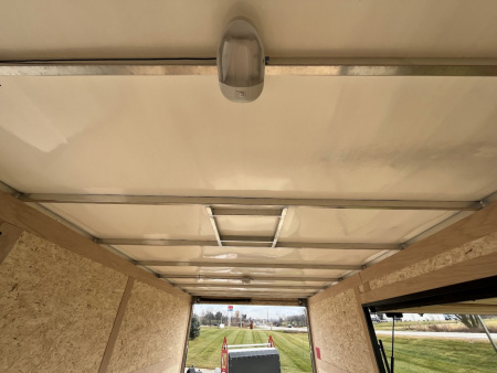 New 2025 Qualitec Aluminum 7.5' x 16'+30" Aerostar w/ UTV Package, Escape Door, Spare Tire & Mount Cargo / Enclosed Trailer