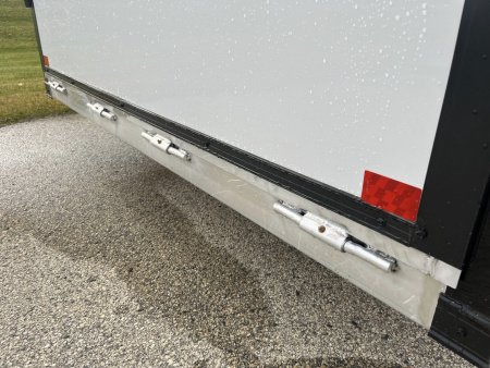 New 2025 Qualitec Aluminum 7.5' x 16'+30" Aerostar w/ UTV Package, Escape Door, Spare Tire & Mount Cargo / Enclosed Trailer