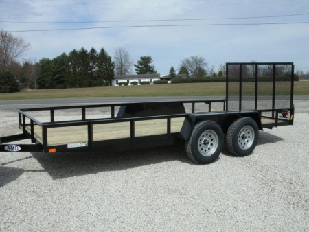 New 2026 AMO 82  X 16 UT - 10K Landscape w/ Gate Utility Trailer