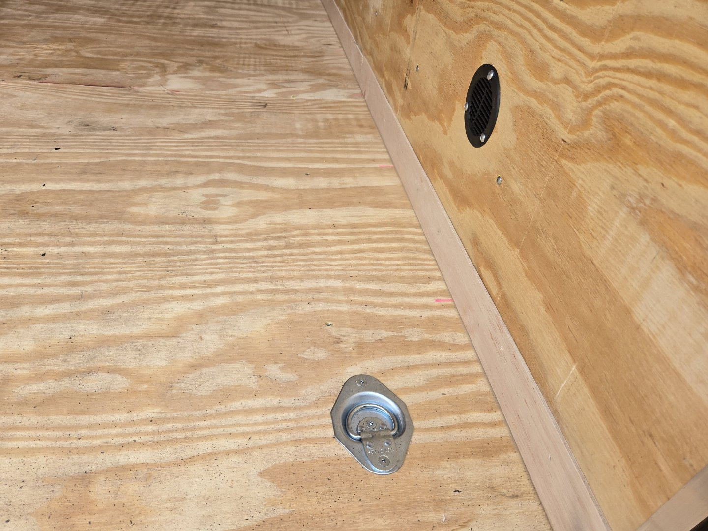 New 7 x 16 Homesteader Intrepid V-Nose Cargo Trailer, 7k GVWR ***6" Extra Height, Black Out Package, Ramp Door, Tie Downs