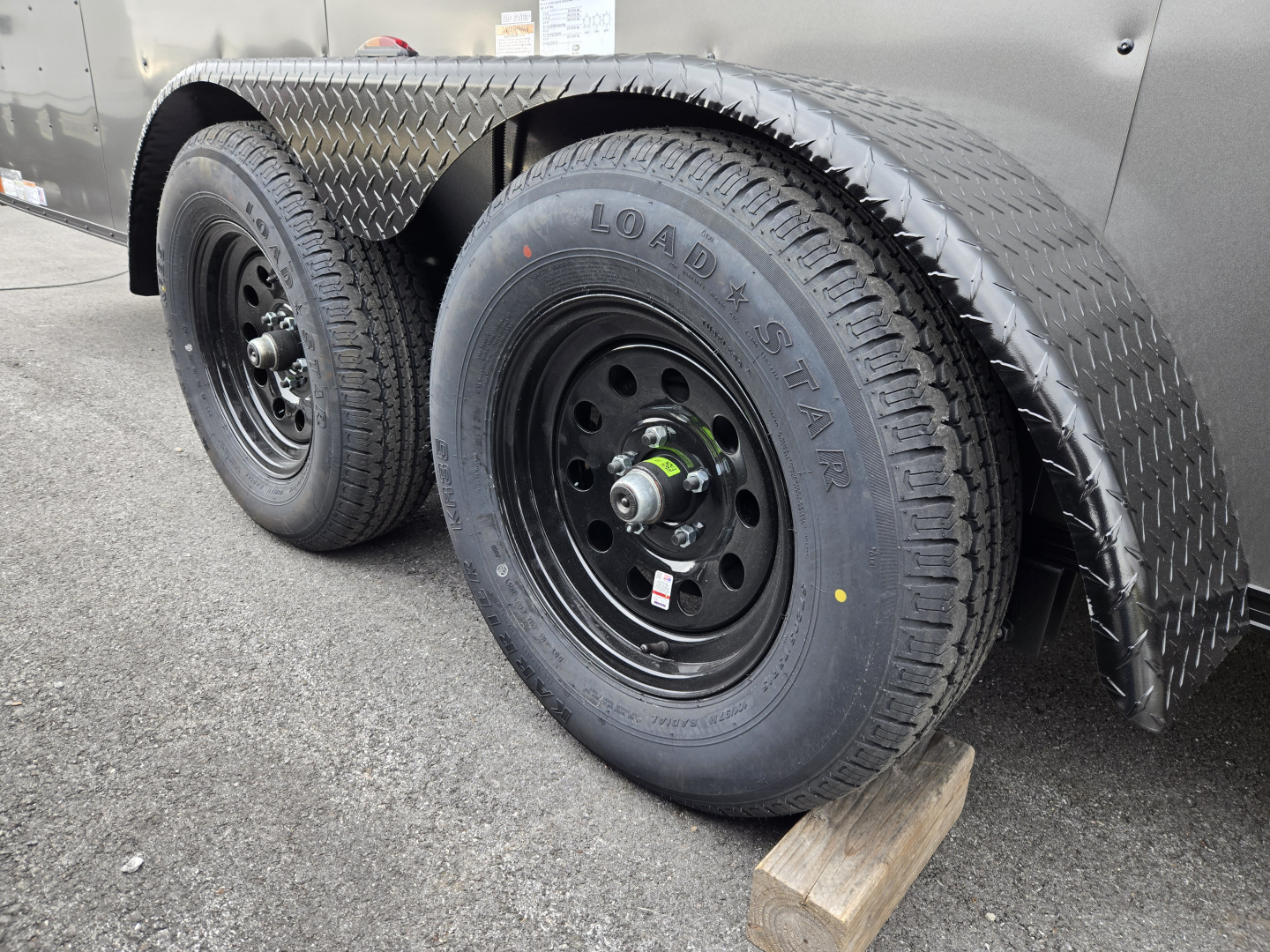 New 7 x 16 Homesteader Intrepid V-Nose Cargo Trailer, 7k GVWR ***6" Extra Height, Black Out Package, Ramp Door, Tie Downs