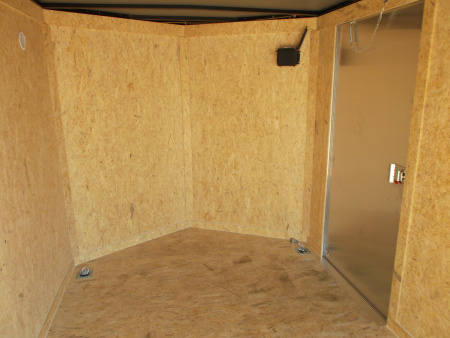 New 2026 Covered Wagon Trailers 7x12 Tandem Axle Cargo Trailer / Enclosed Trailer / 6'6" Interior / Extra Wide Ramp / 36" RV Door / .030 White Semi-Screwless Exterior