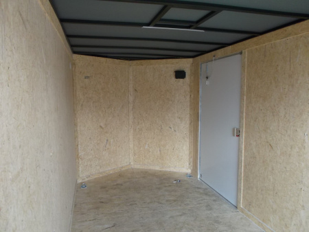 New 2026 Covered Wagon Trailers 7x16 Cargo Trailer / Enclosed Trailer / 7ft Interior / Extra Wide Ramp / 48" RV Door / .030 White Exterior