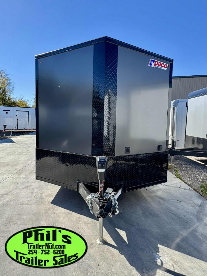 New Pace American 8.5X24 RACE TRAILER FULL ESCAPE DOOR WITH REMOVABLE FENDER Car / Racing Trailer