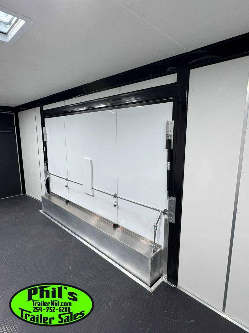 New Pace American 8.5X24 RACE TRAILER FULL ESCAPE DOOR WITH REMOVABLE FENDER Car / Racing Trailer