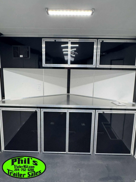 New Pace American 8.5X24 RACE TRAILER FULL ESCAPE DOOR WITH REMOVABLE FENDER Car / Racing Trailer