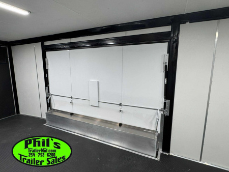 New Pace American 8.5X24 RACE TRAILER FULL ESCAPE DOOR WITH REMOVABLE FENDER Car / Racing Trailer