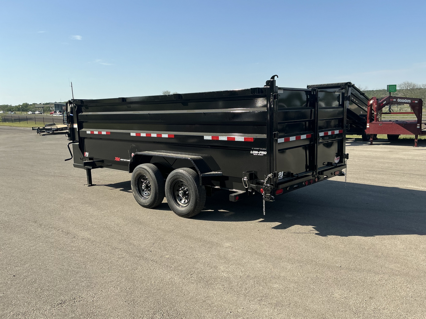 New 2026 PJ 83"x16' GN Tandem Axle Low Pro High Side Dump w/ 48" Sides – DM