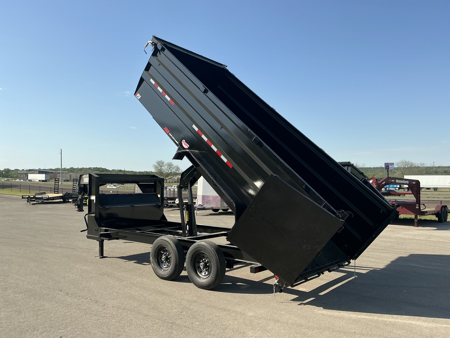 New 2026 PJ 83"x16' GN Tandem Axle Low Pro High Side Dump w/ 48" Sides – DM