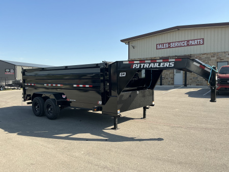 New 2026 PJ 83"x16' GN Tandem Axle Low Pro High Side Dump w/ 48" Sides – DM