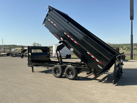 New 2026 PJ 83"x16' GN Tandem Axle Low Pro High Side Dump w/ 48" Sides – DM